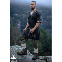 Wodan Linen Viking Breeches - Olive - LARP Trousers