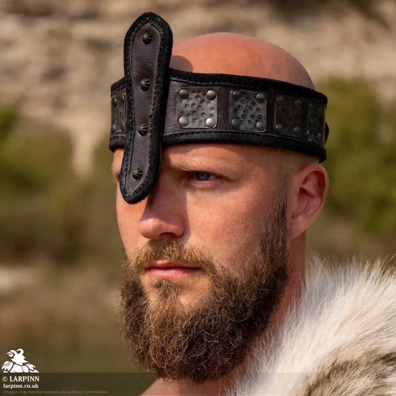 Headband of Strength - Dark Brown & Black - LARP Costume