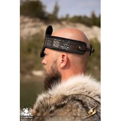 Headband of Strength - Dark Brown & Black - LARP Costume