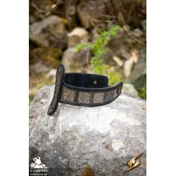 Headband of Strength - Dark Brown & Black - LARP Costume
