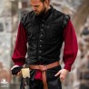 Pierre Doublet Vest - Black - LARP Costume