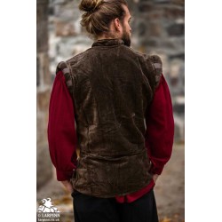 Pierre Doublet Vest - Brown - LARP Costumes