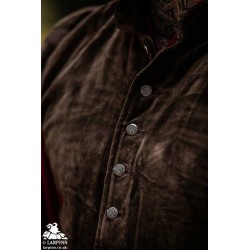 Pierre Doublet Vest - Brown - LARP Costumes