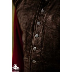 Pierre Doublet Vest - Brown - LARP Costumes