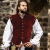 Pierre Doublet Vest - Red - LARP Costume