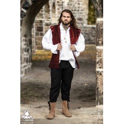 Pierre Doublet Vest - Red - LARP Costume