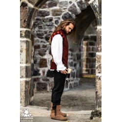 Pierre Doublet Vest - Red - LARP Costume