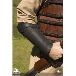 Warrior Bracers - Leather - Black