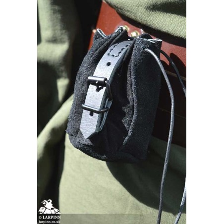 Duke Drawstring Coin Purse - Black