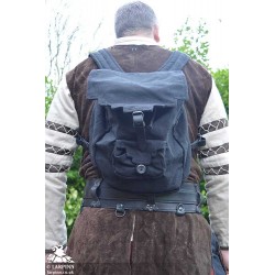 Adventurers Canvas Backpack - Black