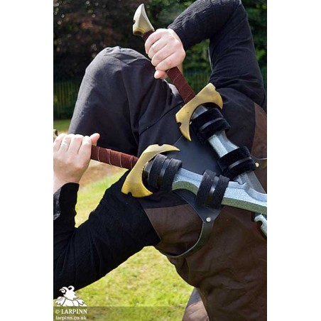 Borr Double Back Scabbard - Black