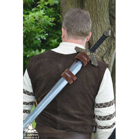 Borr Single Back Scabbard - Brown