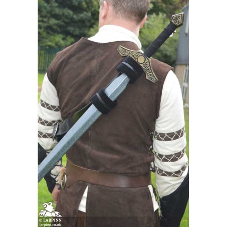 Borr Single Back Scabbard - Black