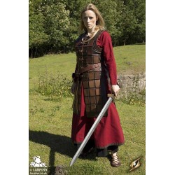 Leather Brigandine - Brown