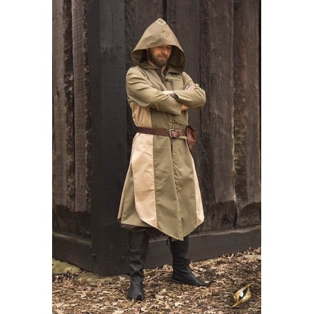 Altair Sleeveless Vest - Green/Beige