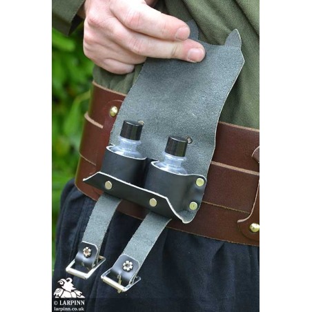 Borr Healers Double Potion Pouch - Black