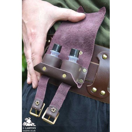 Borr Healers Double Potion Pouch - Brown