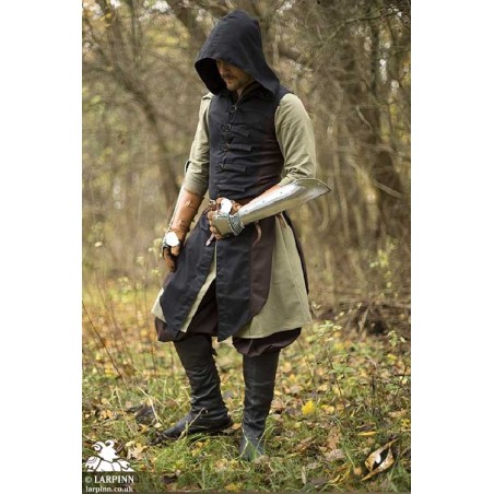 Altair Sleeveless Vest - Brown/Black