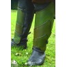 Alistair Leather Leg Greaves - Green