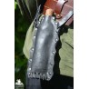 Leather Covered Water Bottle - Black