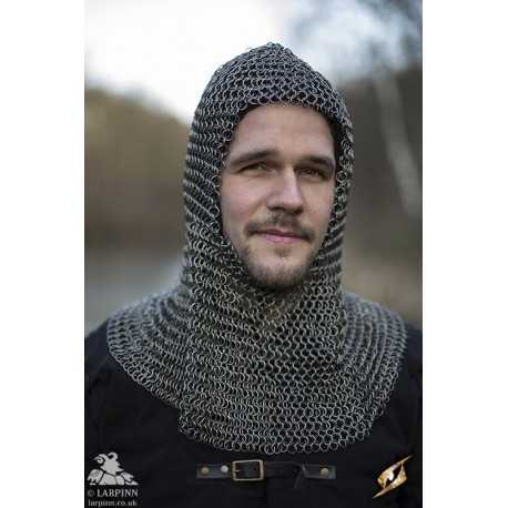Alaric Chainmail Coif - Natural Finish