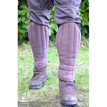 Leopold Padded Greaves - Brown