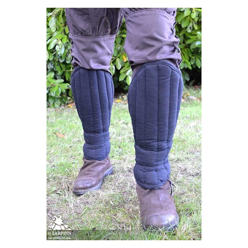 Leopold Padded Greaves - Black