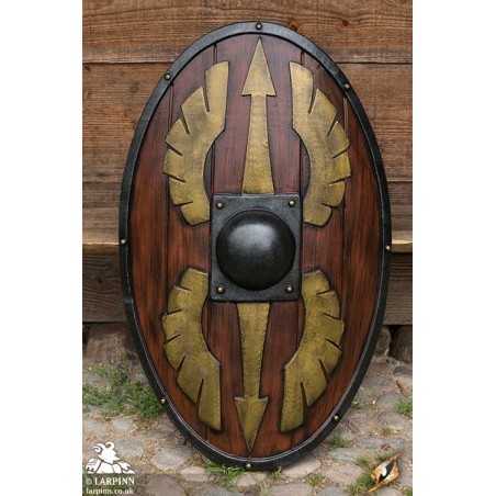 Scutum Roman Shield - Oval - 40IN x 26IN - LARP