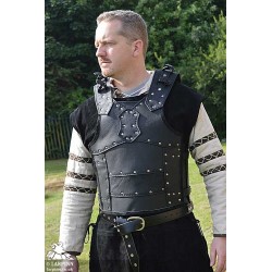 Ulric Leather Body Armour - Black