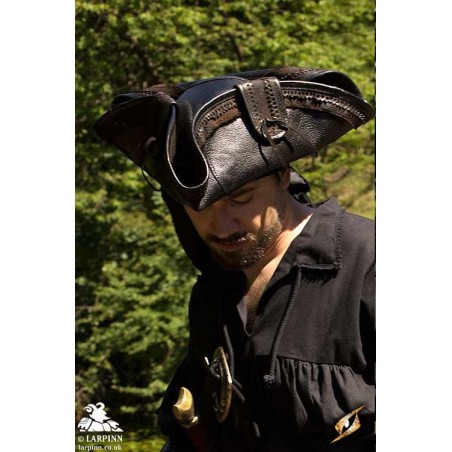 Pirate Tricorn - Leather Hat