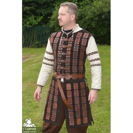 Boden Leather Plated Body Armour - Brown