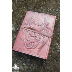 Embossed Leather Journal - Dragon