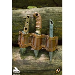 Rogue Knife Set Holder - Brown