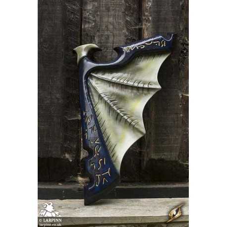 Wing Shield - Blue/White - 34IN x 22IN - LARP