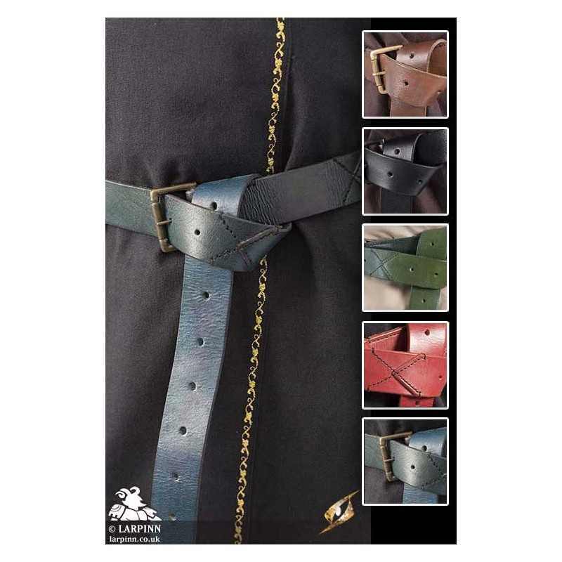 X Belt - 62in - Leather Belt - LARP Costume - Accessories