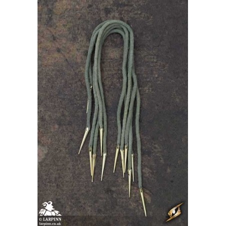 Tie Strings With Points - Dryad Green