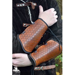 Brown Scale Bracers