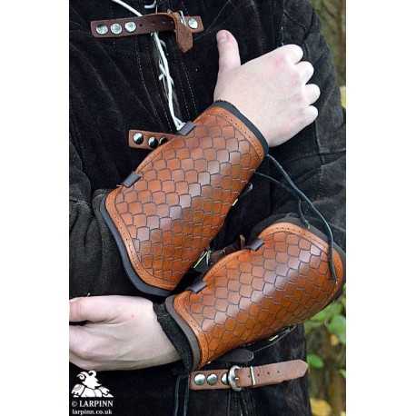 Brown Scale Bracers
