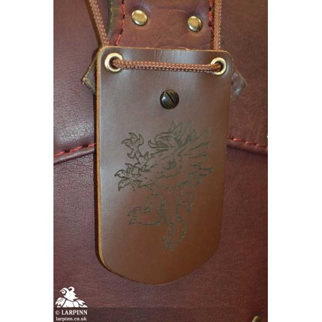 Character Card / Spell Card Holder - Neck Brown