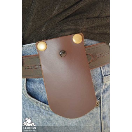 Character Card / Spell Card Holder - Poppered - Brown