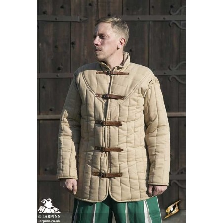Medieval Warrior Gambeson - Beige