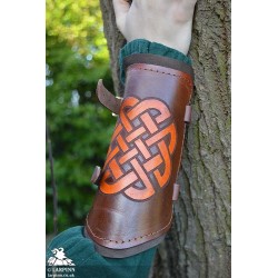 Parallel Knot Bracers - Brown