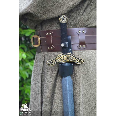 Jonas Sword Scabbard with Handle Popper - Black