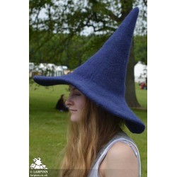 Woollen Witch Hat - Blue
