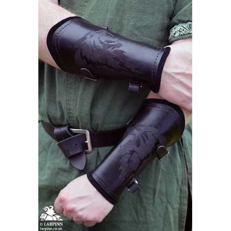 Wolf Bracers - Black