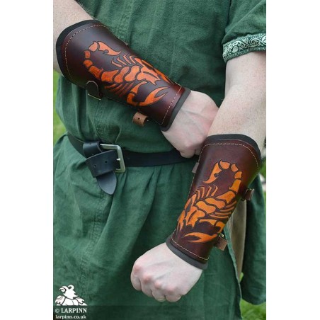 Golden Scorpion Bracers