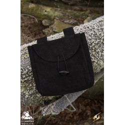 Thin Leatherbag - Large - Black