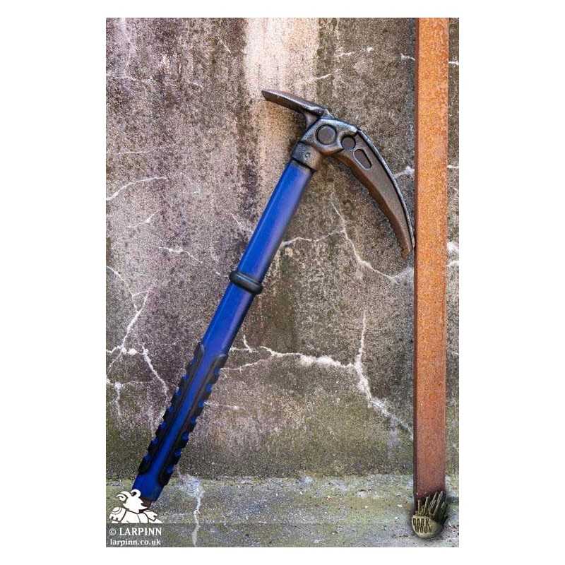 Ice Axe Blue 24IN LARP Modern Pick Axe Costume Weapon