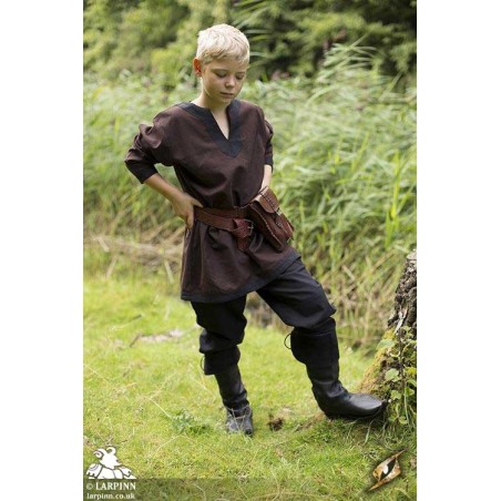 Children's Guy Tunic - Brown