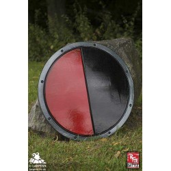 RFB Round Shield - Red & Black - 20IN - LARP